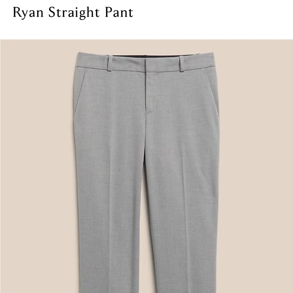 Banana Republic Gray Ankle Pants
